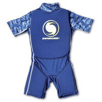 Swimline Corp Swimline 9892B Blue Lycra Boy's Floating Swim Trainer Wet Suit Life Vest Small