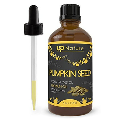 UpNature The Best Pumpkin Seed Oil 4 OZ - 100% Pure Unrefined GMO Free Premium Quality - Cold Pressed - Great For Hair Growth