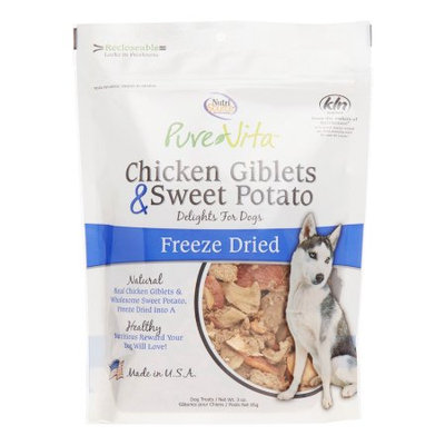 Nutrisource Pure Vita Freeze Dried Treats - Chicken & Sweet Potato - 3oz