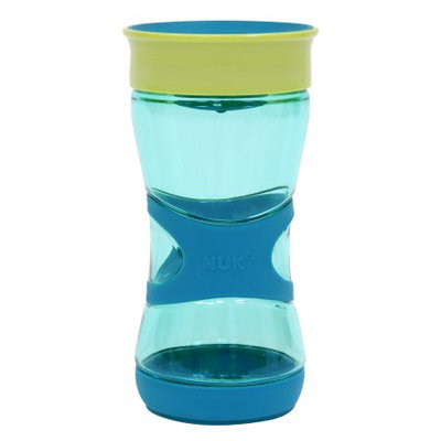 NUK Kids Magic 360 Rim Ultra Grip Cup, 13 ounce, 1-pack, blue