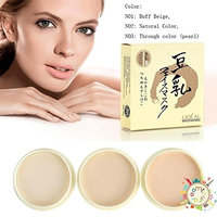 Face Pressed Powder Smooth Dry Oil Control Loose Makeup Perfect Flawless Coverage Long-Lasting