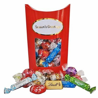 Lindt Finest Chocolates Mixed Truffles and Chocolate Gift Box SEASONS GREETINGS