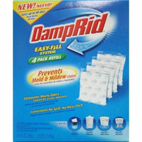 DampRid FG92 Moisture Absorber Easy-Fill System Refill, 4-10.5-Ounce Packets