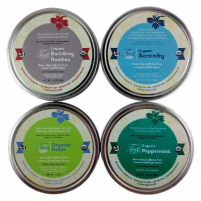 Heavenly Tea Leaves Organic Spa Loose Leaf Tea Sampler, 4 Count
