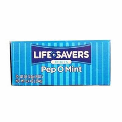 LifeSavers Pep-O-Mint Candy Rolls, 14 Count, Pack of 20