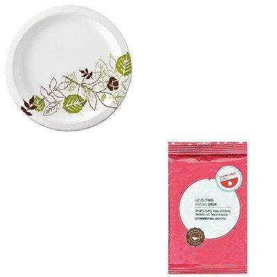 KITDXEUX9WSPKSEA11008556 - Value Kit - Seattle's Best Premeasured Coffee Packs (SEA11008556) and Dixie Pathways Mediumweight Paper Plates (DXEUX9WSPK)