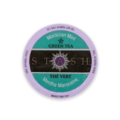 Two Rivers Coffee Co. 18-Count Moroccan Mint Green Tea for Single Serve Coffee Makers
