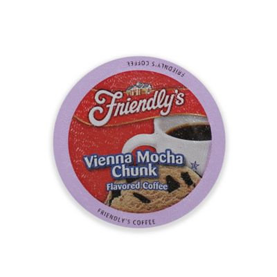 Two Rivers Coffee Co. 18-Count Friendly's Vienna Mocha Chunk Coffee for Single Serve Coffee Makers