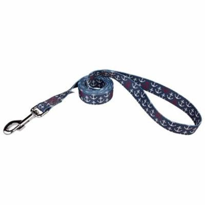 Country Brook Design® 5/8 Inch Anchors Away Dog Leash - 4 Foot