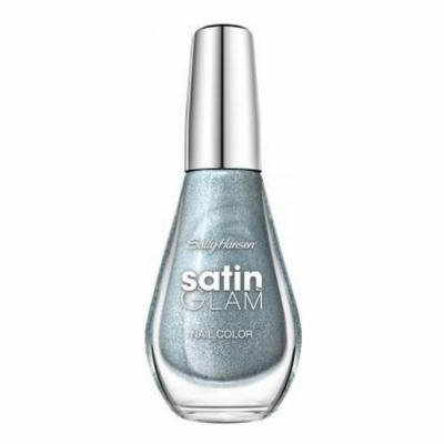(3 Pack) SALLY HANSEN Satin Glam Shimmery Matte Finish Nail Color - Metal Iced