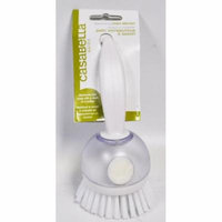 Casabella Loop Dispensing Dish Brushes White