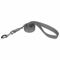 Country Brook Design® 1 Inch Houndstooth Dog Leash - 4 Foot