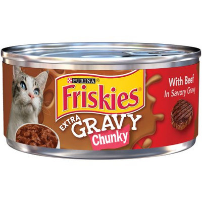 Friskies® Extra Gravy Chunky With Beef In Savory Gravy
