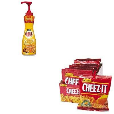 KITKEB12233NES18447 - Value Kit - Coffee-mate Hazelnut Creamer (NES18447) and Kellogg's Cheez-It Crackers (KEB12233)