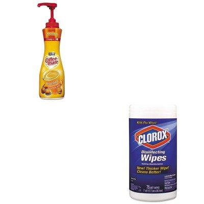 KITCOX01761EANES18447 - Value Kit - Coffee-mate Hazelnut Creamer (NES18447) and Clorox Disinfecting Wipes (COX01761EA)