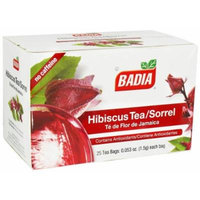 Badia Hibiscus Tea Bags Box of 25 bags ( Pack of 10 boxes )
