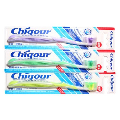 Chigour FullContact Soft Toothbrush 6-pack