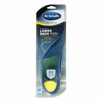 Dr. Scholls Pain Relief Orthotics For Lower Back Pain For Men WITH Shock Guard, Size M 8-12, 1 Pair