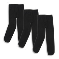 Baby Vision® Luvable Friends® 3-Pack Tights in Black