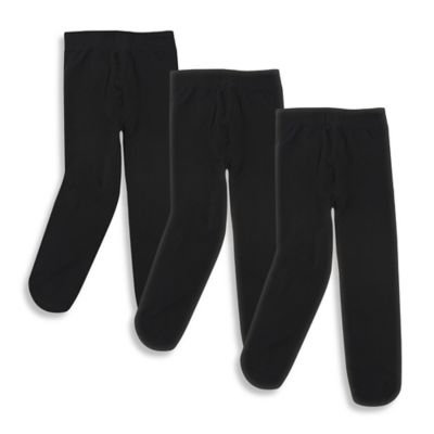 Baby Vision® Luvable Friends® 3-Pack Tights in Black