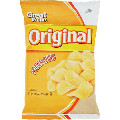 Great Value: Original Potato Chips, 12 Oz