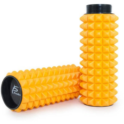 ProSource Premium Spike Bumps 2-in-1 Sports Massage Trigger Point Foam Roller w/Grid 24