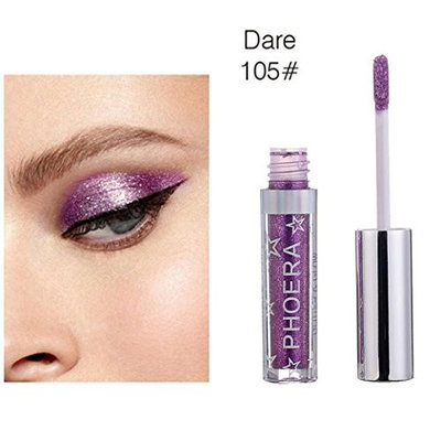 DMZ Holographic 3D Eyeshadow 12 Color Magnificent Metals Glitter and Glow Liquid
