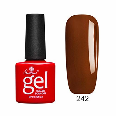 ❀Jinjiums nail art❀, Caramel 8ML Gel Elegant lady Necessity Nail Polish Nail Art Nail Gel Polish UV LED Gel Polish Permanent Suit for beginner (C) : Beauty