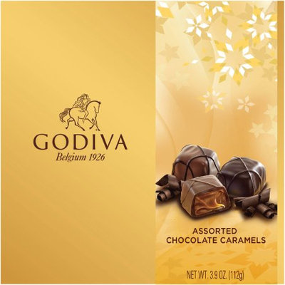 Yildiz Holding A.s. Godiva Assorted Chocolate Caramels Holiday Gift, 3.9 oz