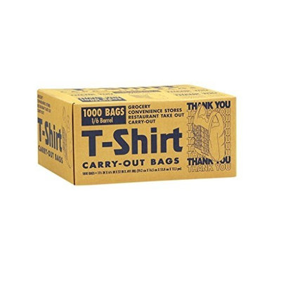 T-Shirt Carryout Bags- Thank You/Gracias - 1000 ct.