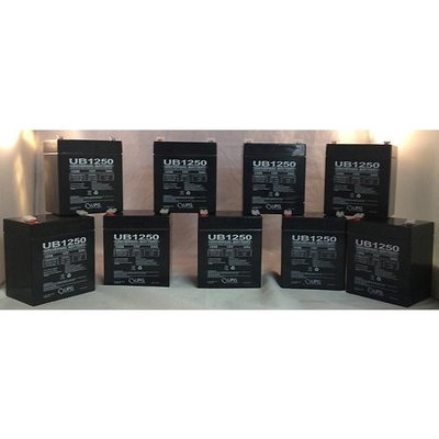 Universal Power Group Alarm Back up Battery 12 Volt 4.0ah - 9 Pack