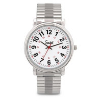 Speidel Medical Watch, White Face - Stainless Steel