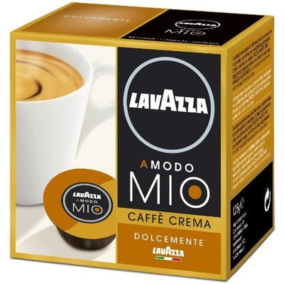 Lavazza A Modo Mio Caffè Crema Lungo Dolcemente, 16 Capsules
