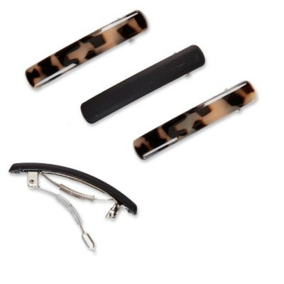 Scunci 5.5cm No Slip Barrette - 4pk