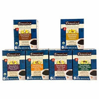 Teeccino - Dandelion Value Pack - Caramel Nut, Dark Roast, Mocha Mint, Turmeric, Red Chai, Coconut - 1 of each flavor, 2.12 oz