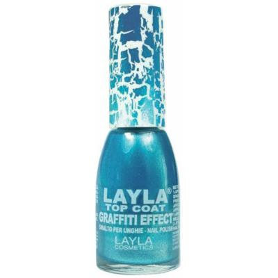 Layla Top Coat Graffiti Effect