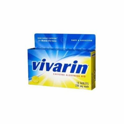 4 Pack Vivarin Caffeine Alertness Aid Safe & Effective 200mg 16 Tablets Each