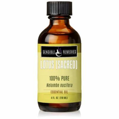 Sensible Remedies Lotus (Sacred) 100% Therapeutic Grade Essential Oil, 4 fl oz