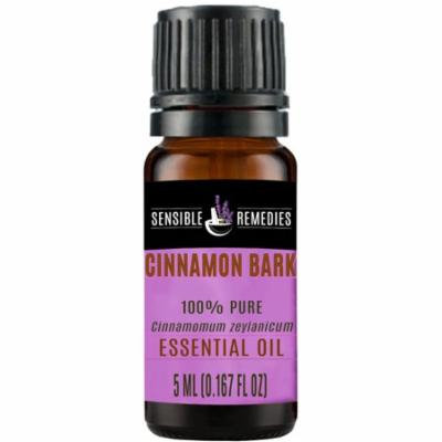 Sensible Remedies Cinnamon Bark 100% Therapeutic Grade Essential Oil, 5 mL (0.167 fl oz)
