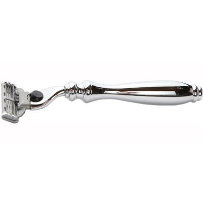 Shaving Handle- All Metal Ergonomic Design