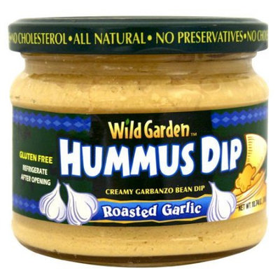 Wild Garden Roasted Garlic Hummus and Pita Chips, 6 PK (Pack of 4)