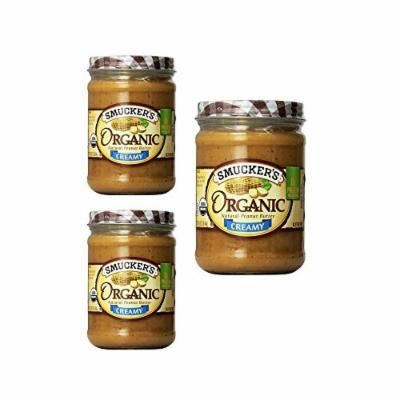 Smucker's Organic Creamy Peanut Butter, 16 oz (3 Pack)
