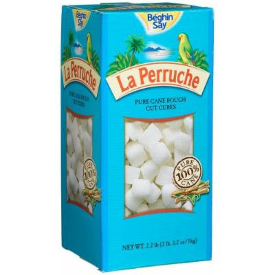 La Perruche Pure Cane Rough Cut White Sugar Cubes, 35-Ounce Boxes (Pack of 2)