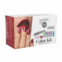 Gelish Harmony Soak Off Acrylic Powder Nail Polish Dip Manicure Set Color Kit