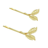 cuhair 1pc Leaf Punk Metal Women Girl Hair Clip Barrettes Hair Claw Hair Accessories