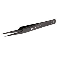 Tronex 5A-S2b Black Color Offset Style 5A Economy Tweezers