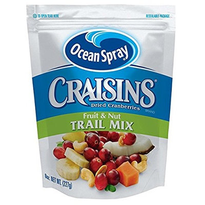 Ocean Spray Craisins Fruit and Nut Trail Mix 8 Ounce, pack of 1