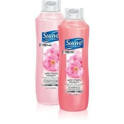 Suave Naturals Shampoo & Conditioner Set, Wild Cherry Blossom, 30 Ounce Each ...