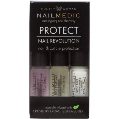 Pretty Woman Nailmedic Nail Revolution 3 Phase Cuticle & Nail Treatment, 3 pc