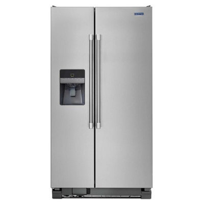 Maytag MSF21D4MDM 21.0 Cu. Ft. Stainless Steel Side-By-Side Refrigerator - Energy Star